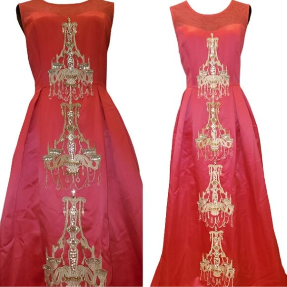 Luxury Designer Couture Evening Wedding Cocktail Runway Party Prom Gown Dress NW - Picture 12 of 12